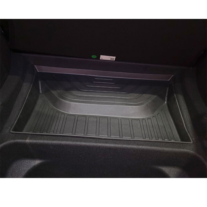 Alfombrillas para maletero de coche modelo Tesla Y, cubiertas lisas de TPE, bandeja de carga, compartimiento inferior
