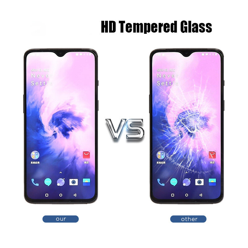 3PCS 9H Screen Glass For Oneplus 8T 9 7T 6T 5T 7 6 5 Protective Tempered Glass For Oneplus Nord N100 N10 5G Screen protector