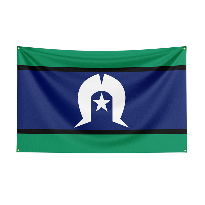 90x150cm australische Ureinwohner Flagge Polyester gedruckt Banner für Dekor