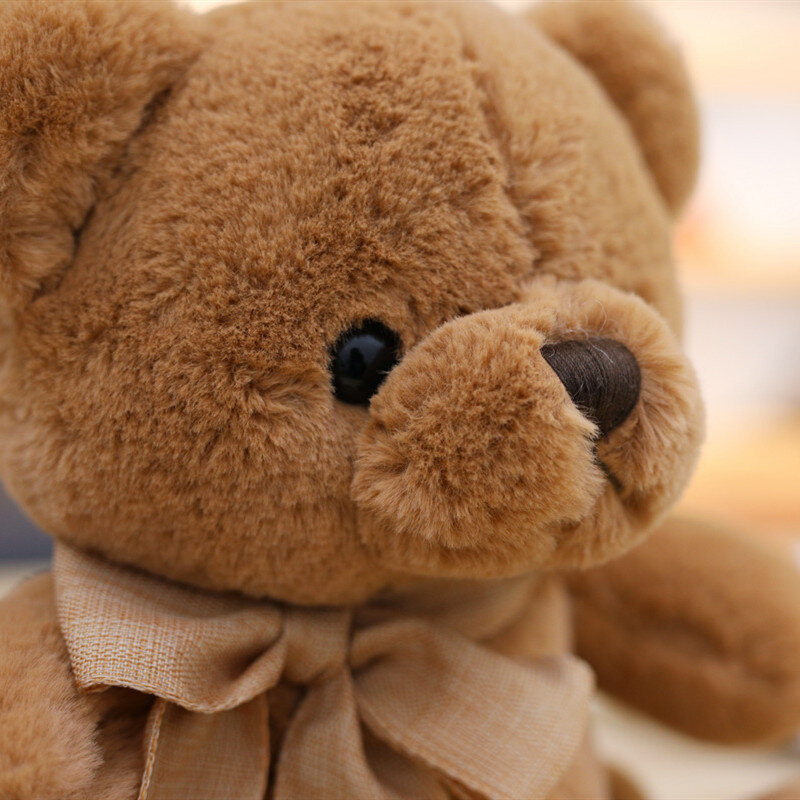 Милая плюшевая кукла Мишка Тедди милая плюшевая Аниме подарок на день Святого Валентина Детский праздник сюрприз логотип оптовые цены