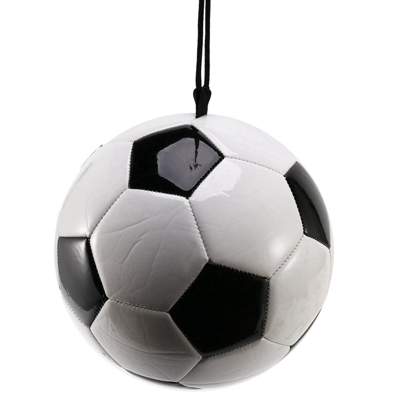 2X كرة القدم التدريب الكرة قابل للتعديل بنجي مطاطا التدريب الكرة مع حبل حجم 4 كرة القدم للتدريب اللعب الرياضية