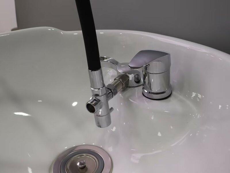 Wasser zirkulation skopf therapie Biege dusche für Shampoo Bett Friseursalon Versorgung Kopf massage