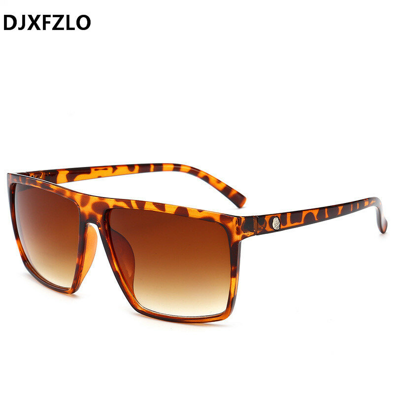 Солнцезащитные очки DJXFZLO Мужские квадратные, брендовые дизайнерские зеркальные фотохромные очки большого размера, Мужские солнечные очки, 2022