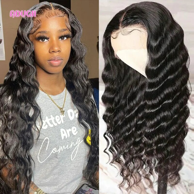 30 Inch Loose Deep Wave Wig 13X4 Pre-Plucked Lace Frontal Wigs For Black Women Malaysia Remy Lace Front Natural Human Hair Wig