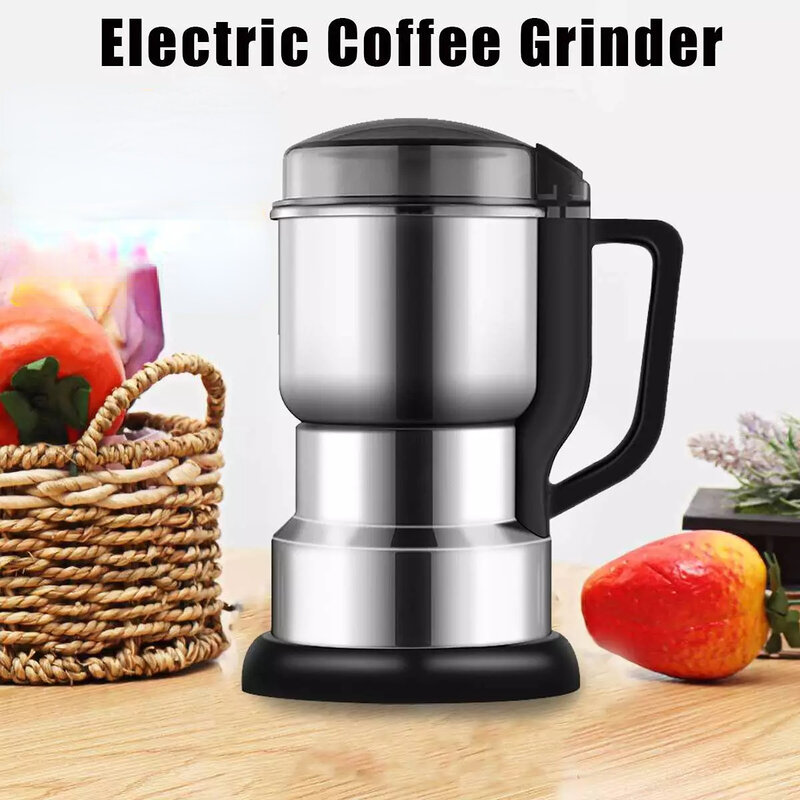 다기능 전기 커피 그라인더, 가정용 커피 그라인더 기계, 주방 시리얼, 견과류, 콩, 향신료, 곡물
