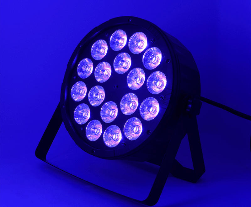 Светодиодный прожсветильник Тор Par, 18 х12 Вт, RGBW, 4 в 1, с дистанционным управлением