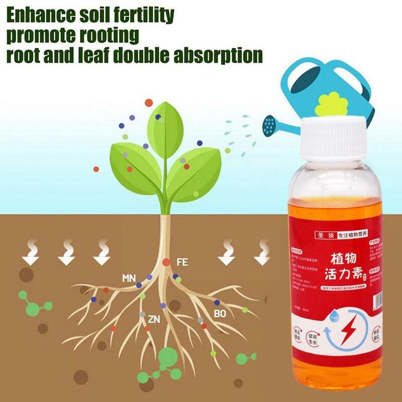 50ml liquido nutriente per piante multifunzionale forniture per la crescita delle piante Enhancer fornitura di fertilizzanti domestici universali giardino Pl T3W5