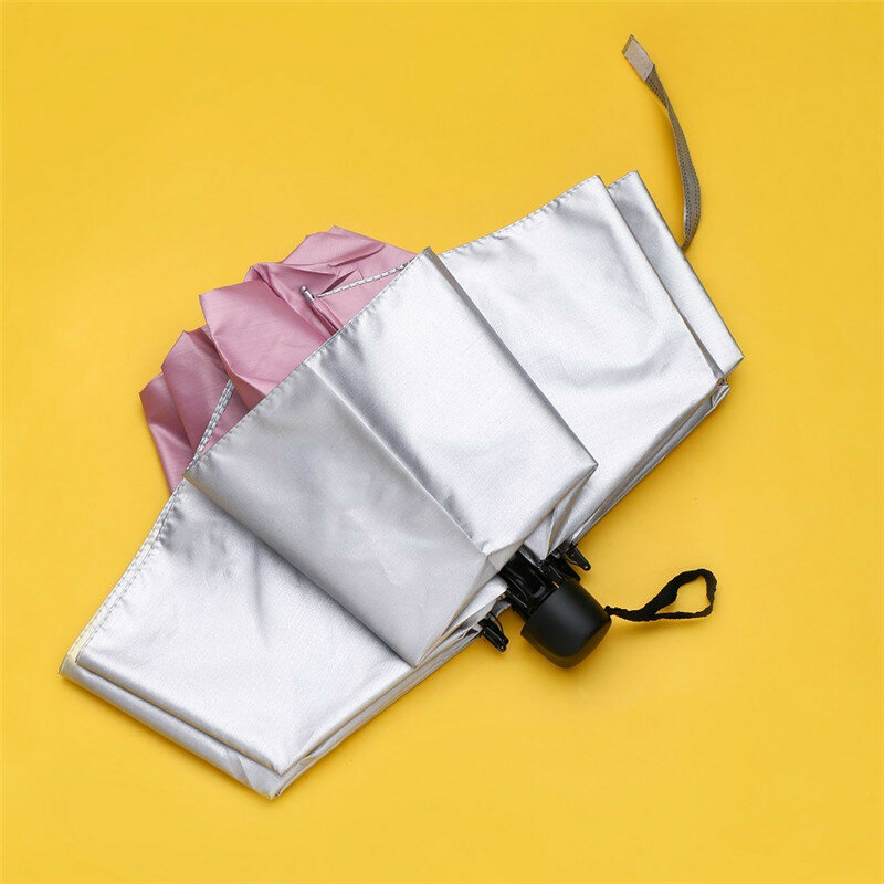 Japanese Cartoon Anime Spy X Family Pink Folding Umbrella Cosplay Props Yor Forger Printing Folding Sun Umbrella 50CM Drop Ship