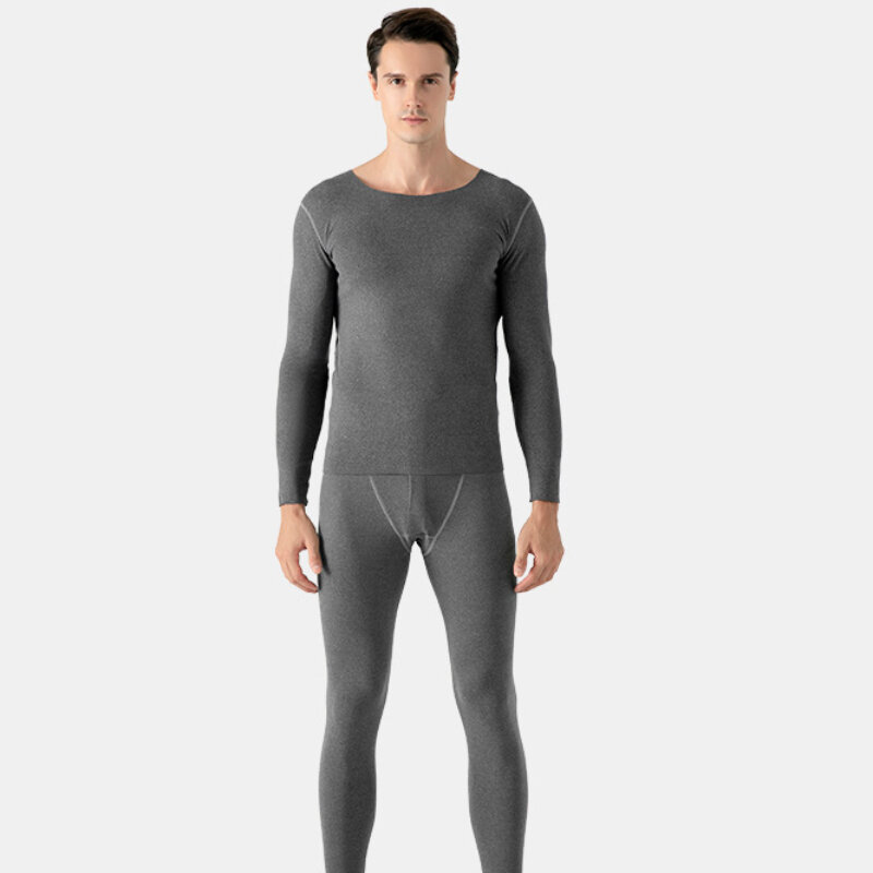 New Double-Sided Sanding Thermal Underwear with No TraceSet Seamless Autumn Clothes Long Pants New Warm Unisex Thermo Lingerie