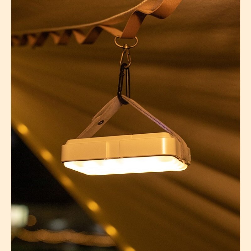 10000mAh LED Camping oświetlenie namiotu wsparcie szybki akumulator przenośne awaryjne światło robocze z 4 trybami ściemniana lampa zewnętrzna