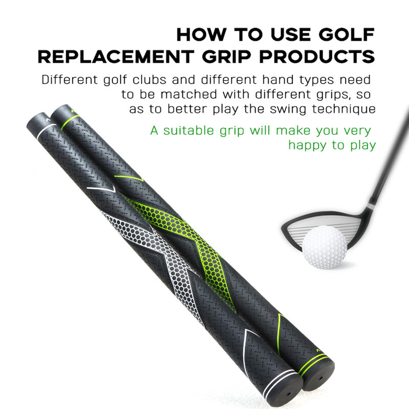 13Pcs ใหม่กอล์ฟ Grips Universal ขนาดกลางลื่นยางกอล์ฟคลับ Grips 4สีเลือก