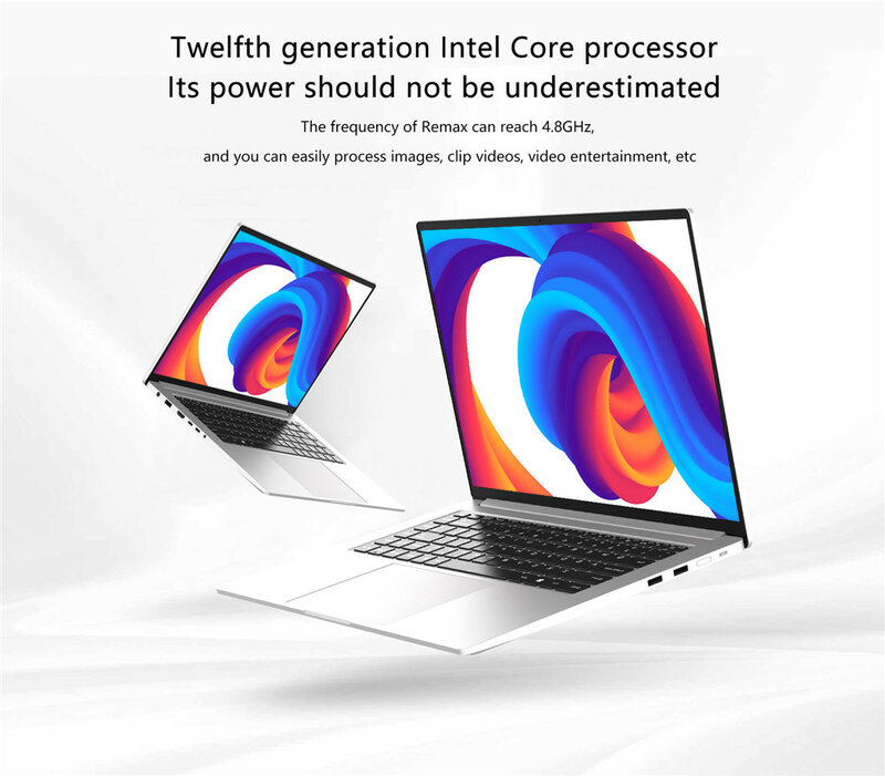Kuu a6 Computer 16 Zoll 2,5 k Intel Core i7 1280p Laptops 16GB DDR4 512GB Notebook WLAN 6 Tastatur kamera mit Hintergrund beleuchtung