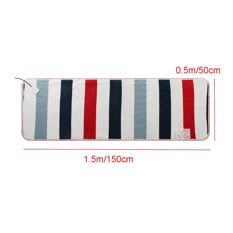 150x50cm 12V/24V Automatic Electric Heating Thermostat Throw Blanket Single Body Warmer Bed Mattress Electric Heated Carpets Mat