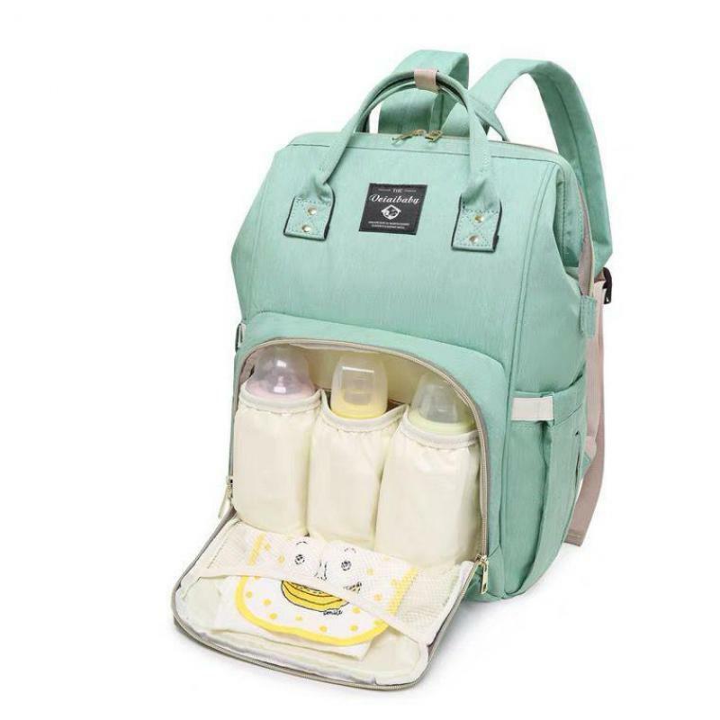 Moda torba Mommy wielofunkcyjna torba na zewnątrz matka i dziecko torba o dużej pojemności lekki plecak torba podróżna damska torba podróżna