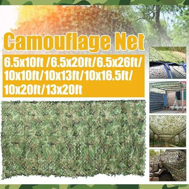 Filet de Camouflage ultraléger pour tente, Jungle, canopée de voyage, auvent de jardin, voiture, abri solaire, maille de Camouflage