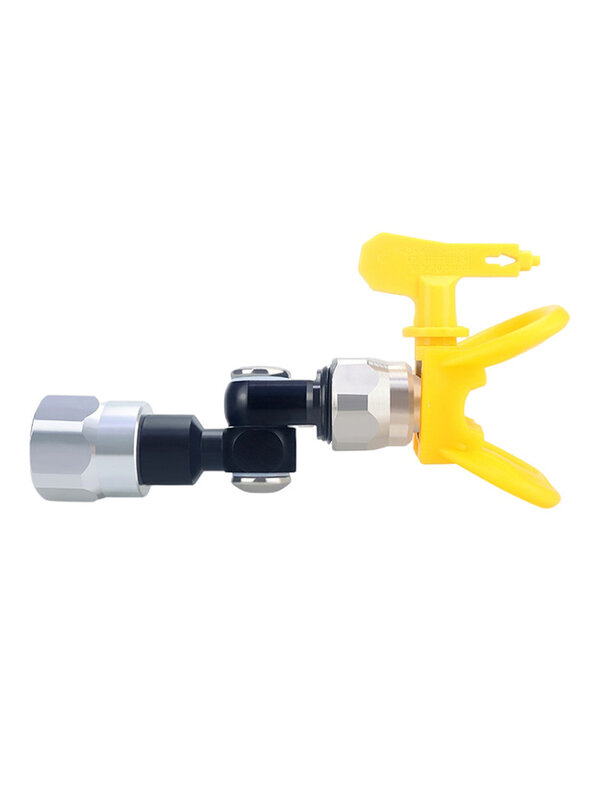 Airless Sprayer Universal Joint Nozzle Holder With Sealing Gasket Multifunctional Efficient Alloy Latex Paint Connector Flexible