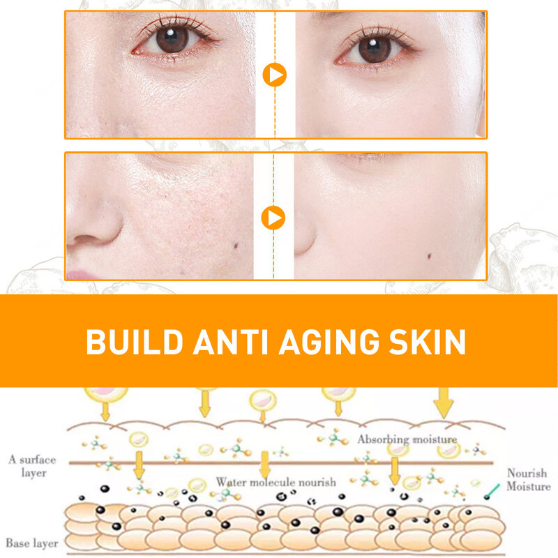10ml Turmeric Face Serum Whitening Dark Spot Remover Acne Scar Bright Skin Anti Aging Face Oil Brighten Improve Roughness