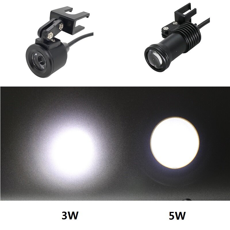3W/5W LED ทันตกรรมไฟหน้าทันตกรรม Loupe โคมไฟไฟหน้าสำหรับทันตกรรมแว่นขยาย Binocular ความสว่างและปรับมุม