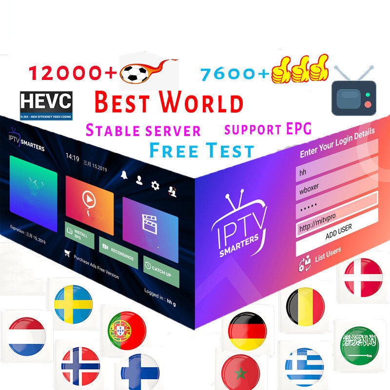 12 months iptv subscription Greek Spain Arabic Sweden M3U List Smart TV Germany Dutch US Canada worldwide españa worldwide codes