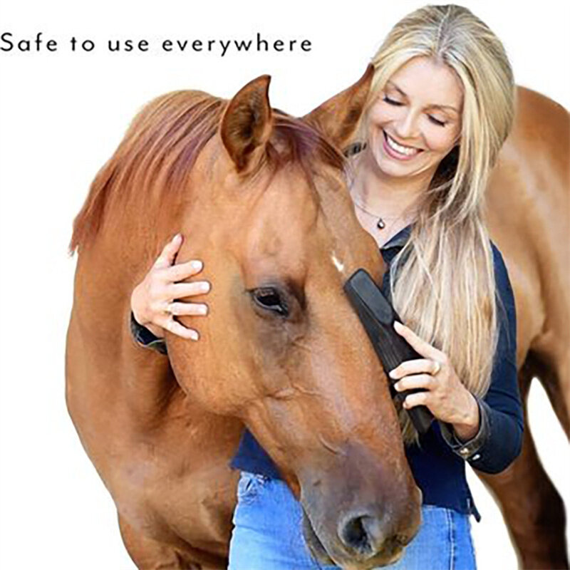 6 em 1 cavalos remoção do cabelo escova de massagem cães grooming derramamento grooming kit massagem puro pente do animal estimação escova de cabelo