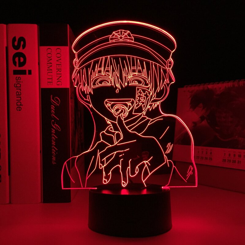 Светодиодный ночсветильник Hanako Kun в туалете, ночсветильник для декора комнаты, дня рождения, аниме 3D лампа