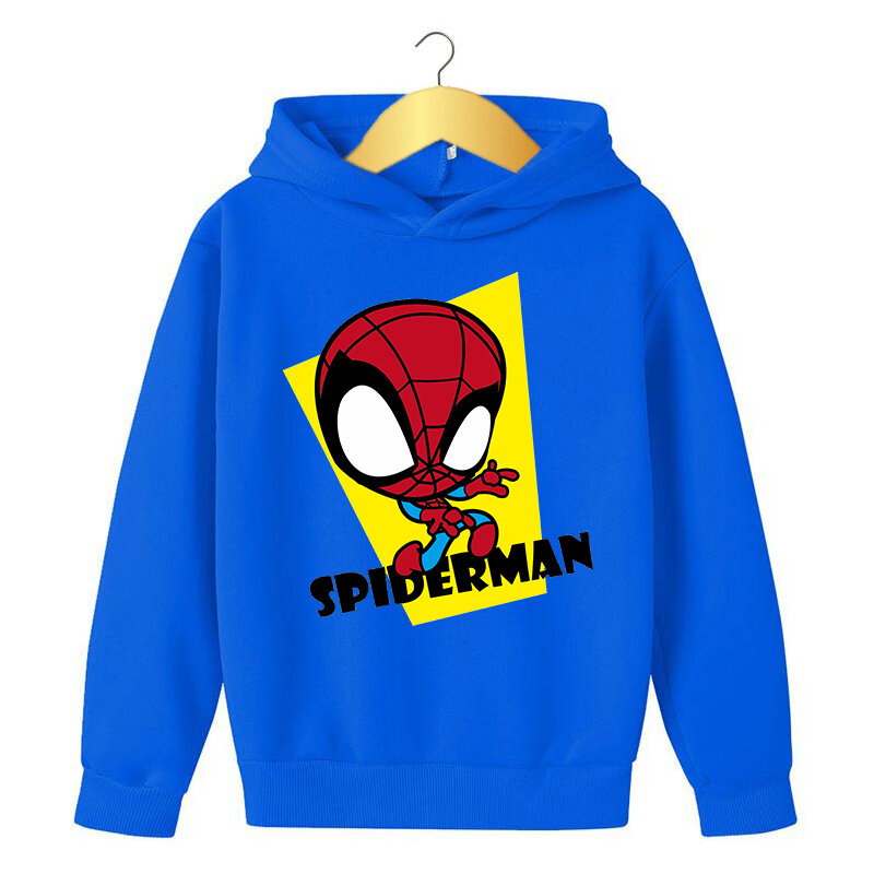 Spiderman Marvel เด็ก Tracksuit Charm เด็กหญิงเด็กชายเสื้อผ้ามีฮู้ดชุด Superhero Hoodie กางเกงชุดเด็ก Fit 2022