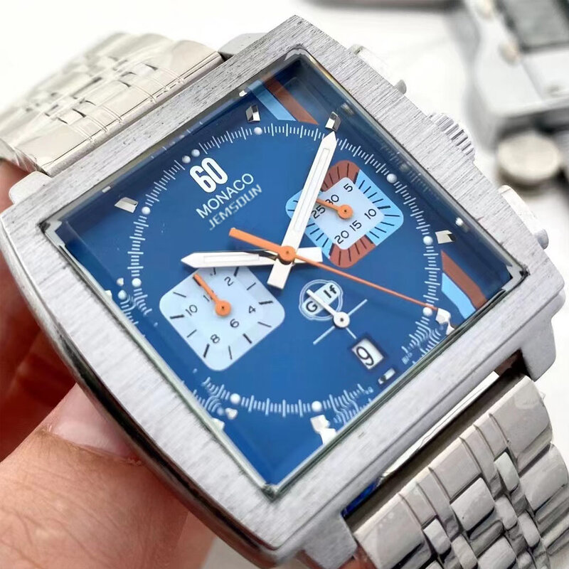 Neue Original Marke Uhren Für Herren Klassische Marokko Multifunktions Voll Edelstahl Quarzuhr Sport Chronograph AAA Uhr