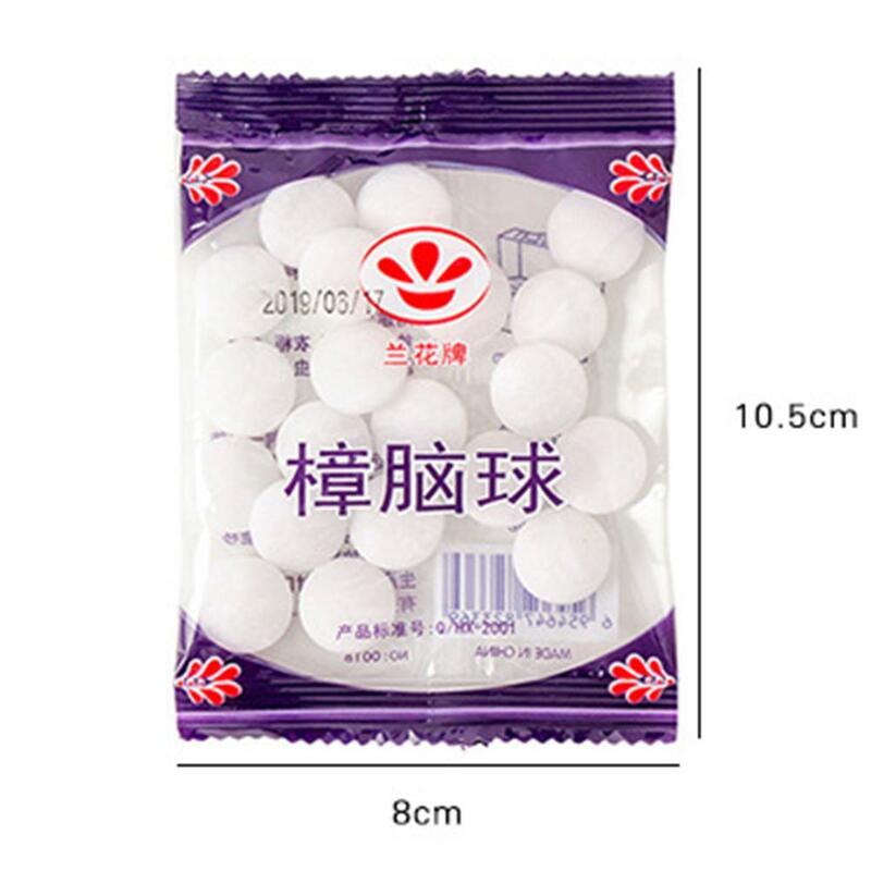 5 Bags Natural Camphor Ball Wardrobe Shoe Cabinet Odor Removal Deodorant Anti-insect Anti-moth Pill Shoes Anti-mite Tools