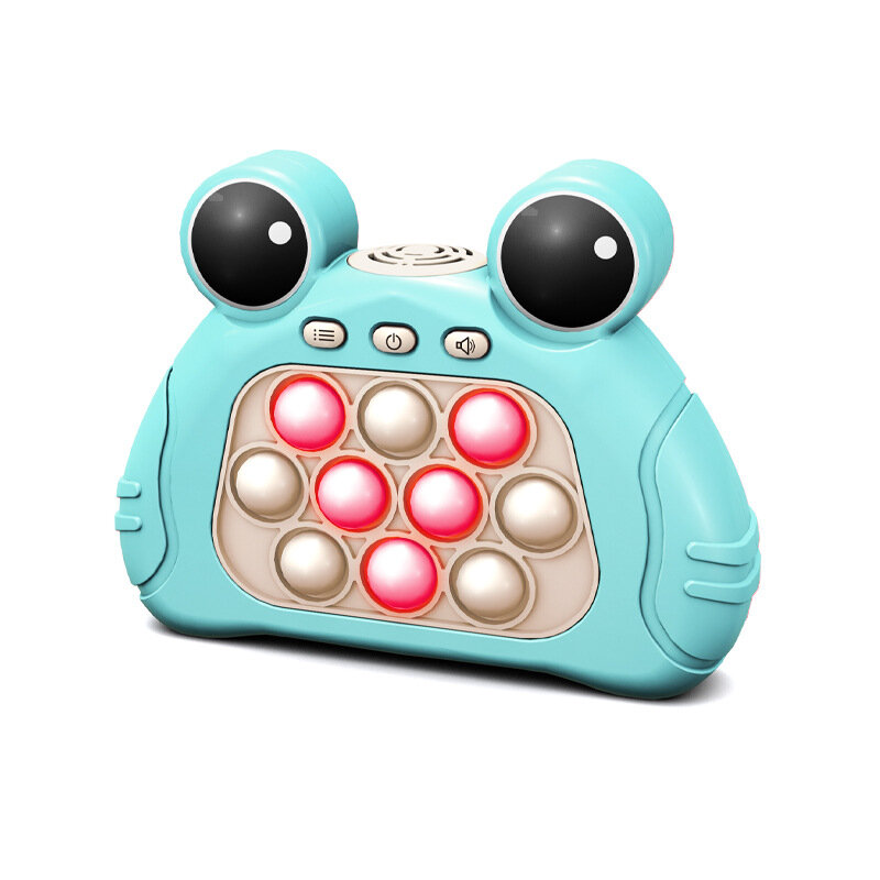 Игрушка-антистресс детская Монтессори, сжимаемая игрушка для детей, с быстрым нажатием, с ручкой, для снятия стресса