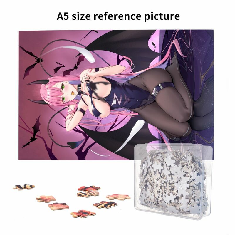 Anime Puzzle Azur Lane Poster 1000 Piece Puzzle for Adults Hentai Crotch Tattoo Doujin CG Puzzle H Comic Puzzle Sexy Room Decor