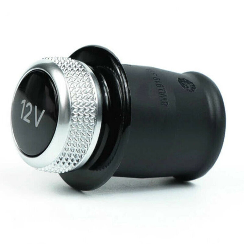 Car Accessories  Lighter For A3 A4 A6 A7 Q3 12 Socket Chrome Plating  Lighter False Cover