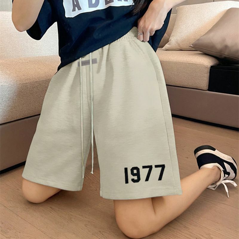 2022 Zomer Nieuwe Mannen Shorts Streetwear Outdoor Mannen En Vrouwen Casual Vijf-Point Broek Katoen Afdrukken nummer 1977 Shorts