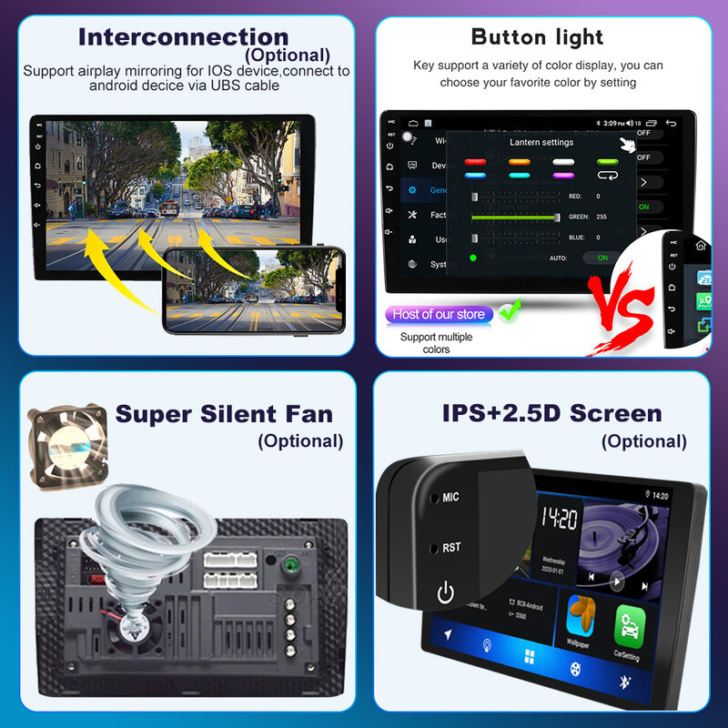 Мультимедийная магнитола для Hyundai Santa Fe 3 IX45 2013-2016, 9 дюймов, Android 12, с GPS-Навигатором, IPS QLED 4G Carplay, 2Din