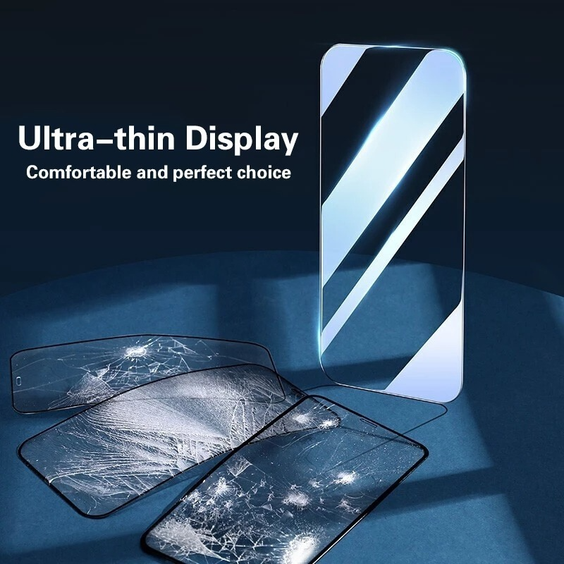 4 sztuk pełna pokrywa szkło ochronne na iPhone 13 12 11 ochraniacz ekranu dla iPhone 6s 7 8 Plus 11 13 Pro X XR XS MAX szkło