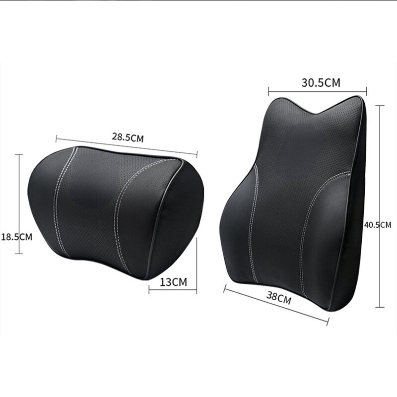 Espuma de memória apoio travesseiro para tesla modelo 3 x s y assento lombar completo proteger almofada encosto cabeça cintura apoio almofada