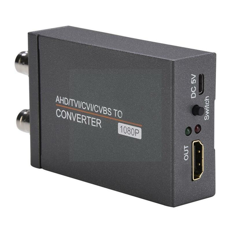 Convertidor de señal Ahd Tvi Cvi Cvbs a 1080p para cámara Cctv, convertidor de probador, W4y5