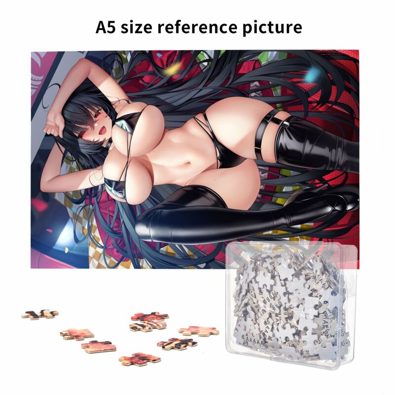 Anime quebra-cabeça azur lane cartaz 1000 peça quebra-cabeça para adultos hentai vaca doujin artista cg quebra-cabeça h comic puzzle sexy decoração do quarto