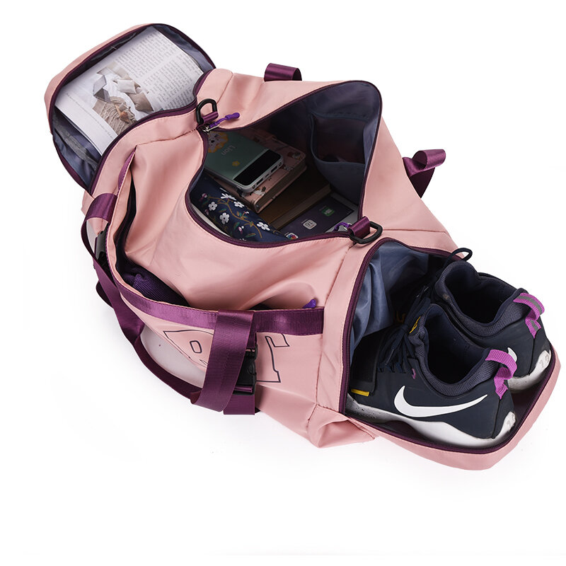YILIAN-새로운 피트니스 스포츠 여행 패션 경량 더플 가방 여성용, 짧은 운반 가방, 대용량, 크로스 바디