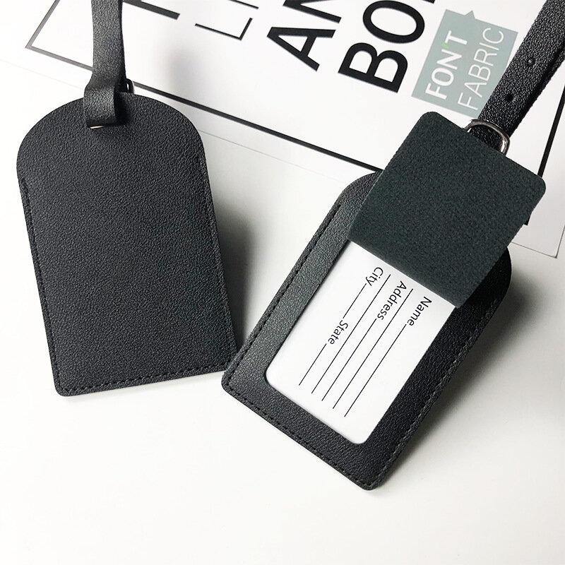 Etykieta bagażowa wielokolorowa karta pokładowa samolotu kreatywna walizka Tag Check-in na pokład skórzana zawieszka bagażowa PU
