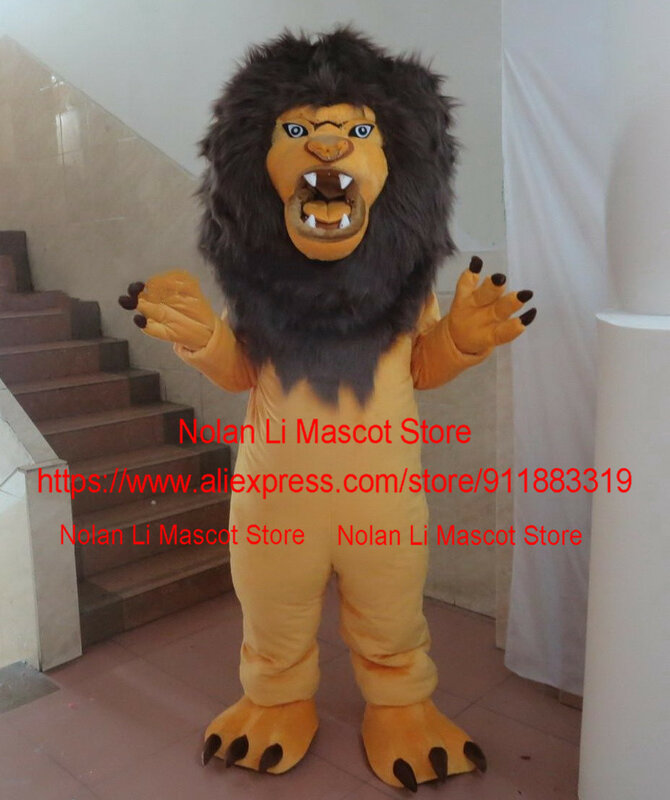 Costume da mascotte del leone maschile di alta qualità Set di cartoni animati gioco di ruolo per adulti pubblicità carnevale natale regalo di Halloween 371