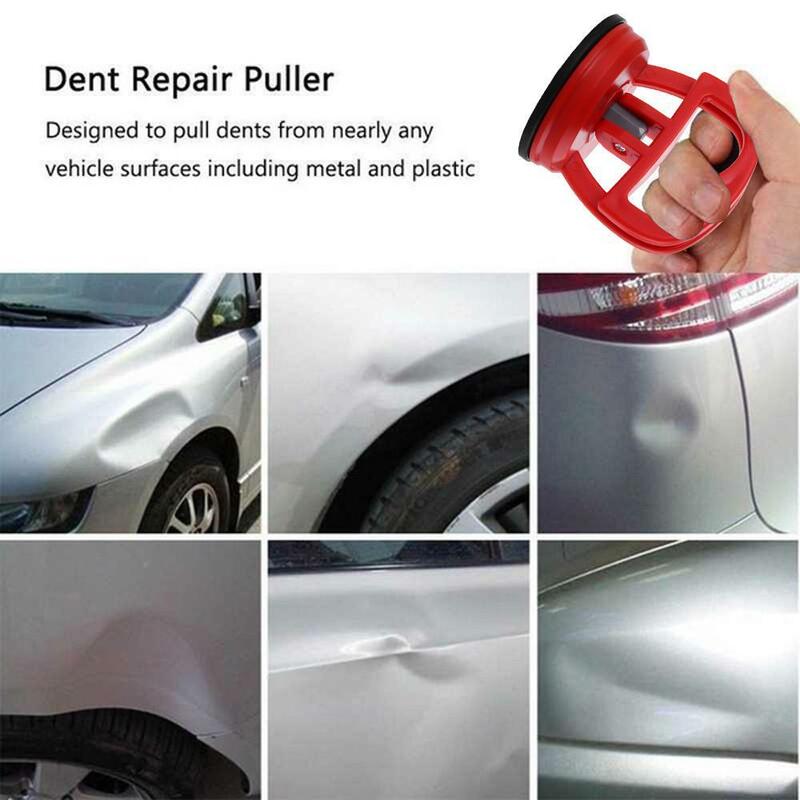 Venda quente mini carro reparação dent universal extrator ventosa carroçaria painel otário removedor ferramenta de borracha resistente para vidro metal