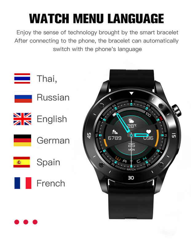 Czjw-smartwatch f22s, esportivo, feminino, 2021, relógio inteligente, monitoramento de atividade física, touch, pressão arterial, android