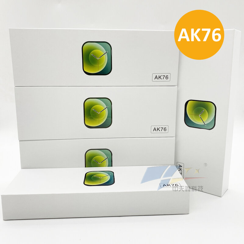 Original ak76 lite relógio inteligente 2022 44mm w37 ecg monitor de freqüência cardíaca relógio inteligente esporte pk iwo 8 plus w37 w37pro