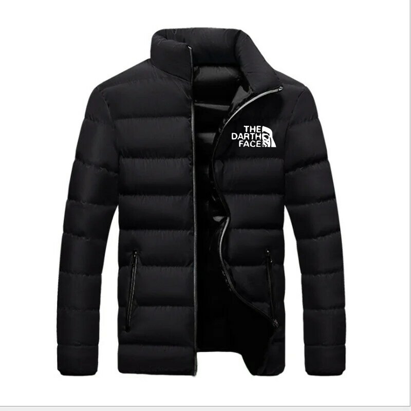 New Warm Thick Men Winter Casual Mens Outwear cappotti Solid Stand Collar maschile Windbreak giacca leggera piumino da uomo