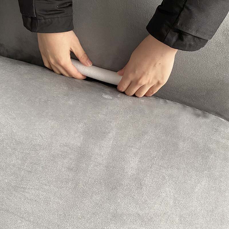 Nowa tkanina zamszowa pokrowiec na sofę jednolity kolor elastyczny All-inclusive odporny na zwierzęta pokrowiec na meble do salonu Stretch Couch Capa