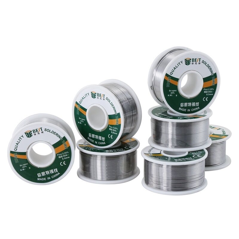 100g Sn 60/40 Tin Lead Solder Soldering Wire 0.3-1.0 mm Rosin Core Flux 2.25% Welding Wire Reel for Electronic Soldering Tools