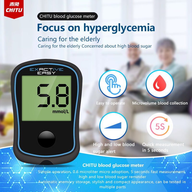 5s dokładny pomiar glukometr Tester cukrzycy Monitor cukru we krwi 50 paski testowe lancety glukoza urządzenia medyczne