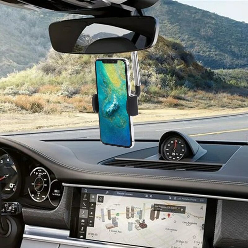 GPS Halter Auto 360 Grad Sitz Telefon Halter Ständer Universal Halterung Einstellbare Rückspiegel/Multicolor