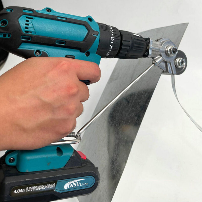 Placa de broca elétrica cortador acessório ferramenta de corte de folha de metal ferramenta de corte livre nibbler folha de metal placa de corte perfurador scissor kit