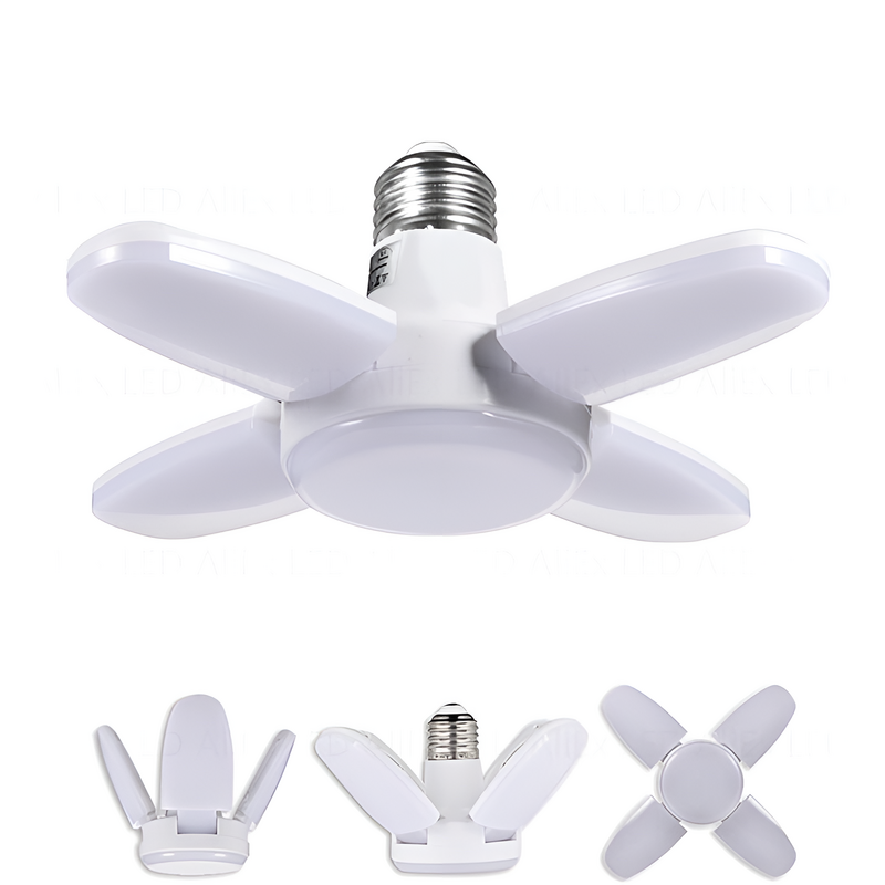 E27 Lâmpada LED Fan Blade Timing Lamp 220V 110V 28W 360 ° Dobrável Luz Industrial Para Casa Teto Garagem Luz Holofotes de Casa